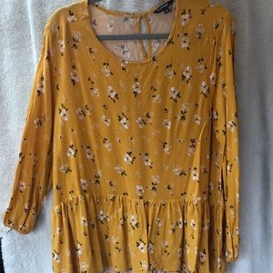 Walmart long sleeve peplum